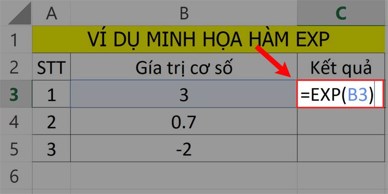 Nhấn Enter để hiển thị kết quả.