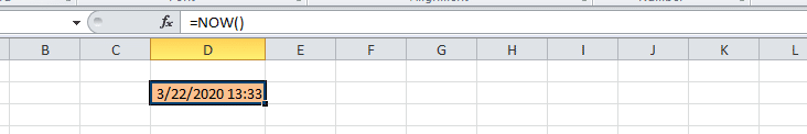 Hàm NOW - hàm cơ bản trong các hàm trong Excel
