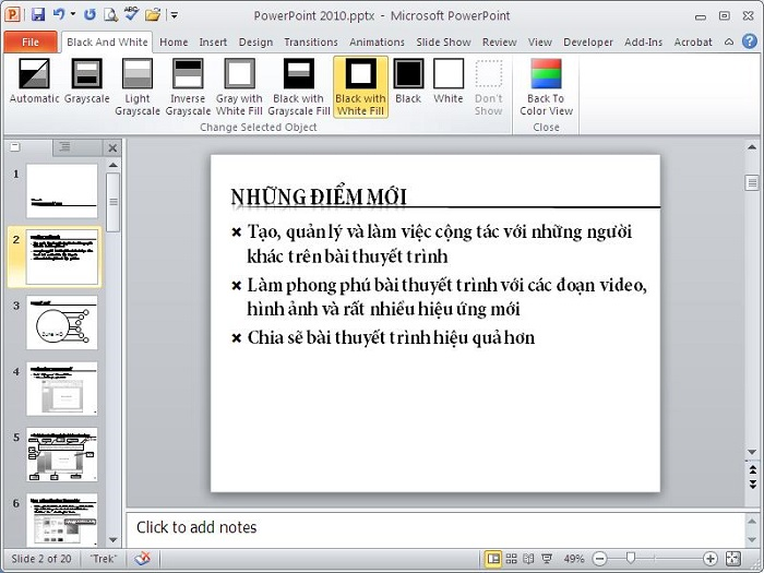 PowerPoint có khá nhiều công dụng khác nhau