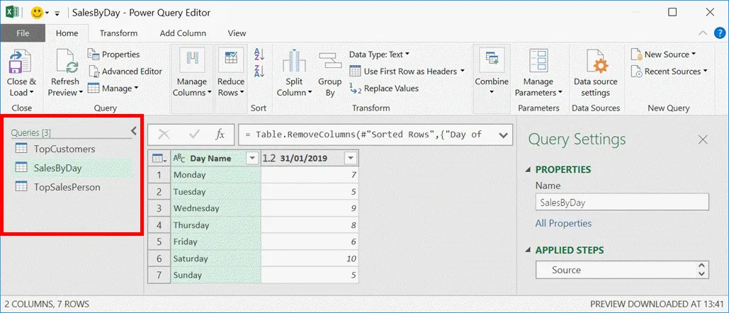 8- chỉnh sửa truy vấn power query